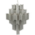 Libra Niagara Silver Chain 15 Light Pendant Lamp Extra Large
